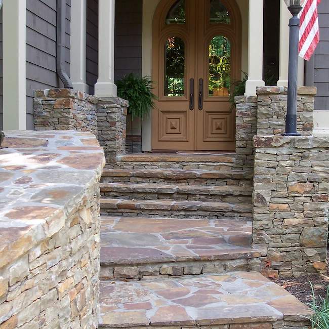 veneer & building stone, boulder look stone company.