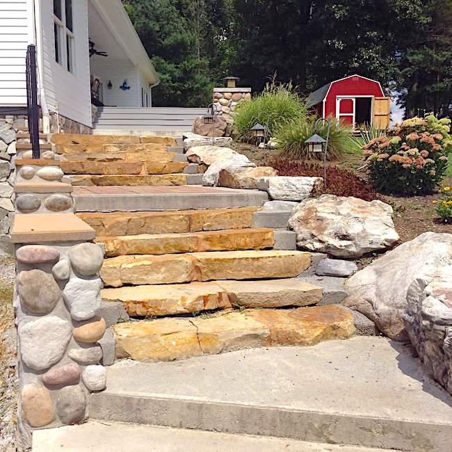 Natural Step, boulder look stone company