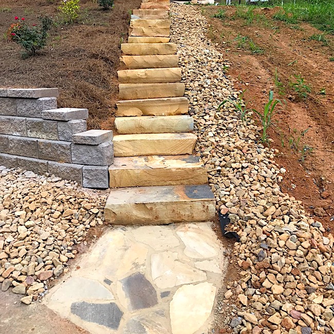 Natural Step, boulder look stone company